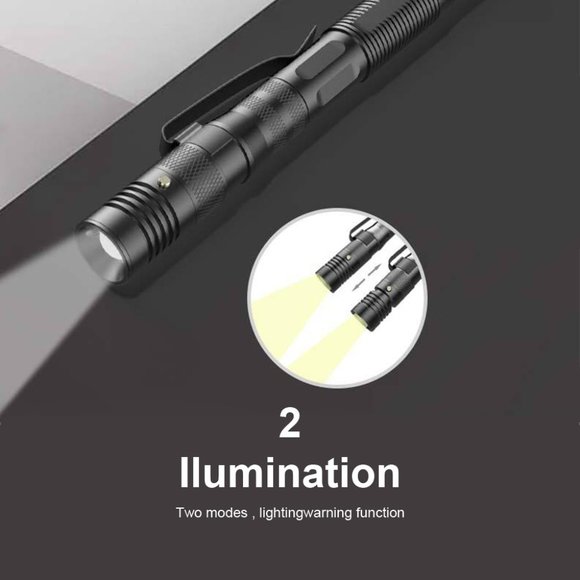 Multifunctional Self Defense Tactical Pen Defense Flashlight Aluminum Screwdrive - Picture 7 of 16